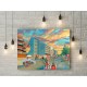 Leyton Orient FC Brisbane Road Stadium 'Going to the Match' Wall Art Canvas